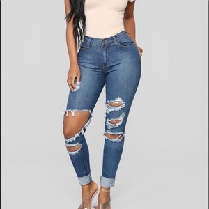 Fashion Nova Beach Bum Jeans